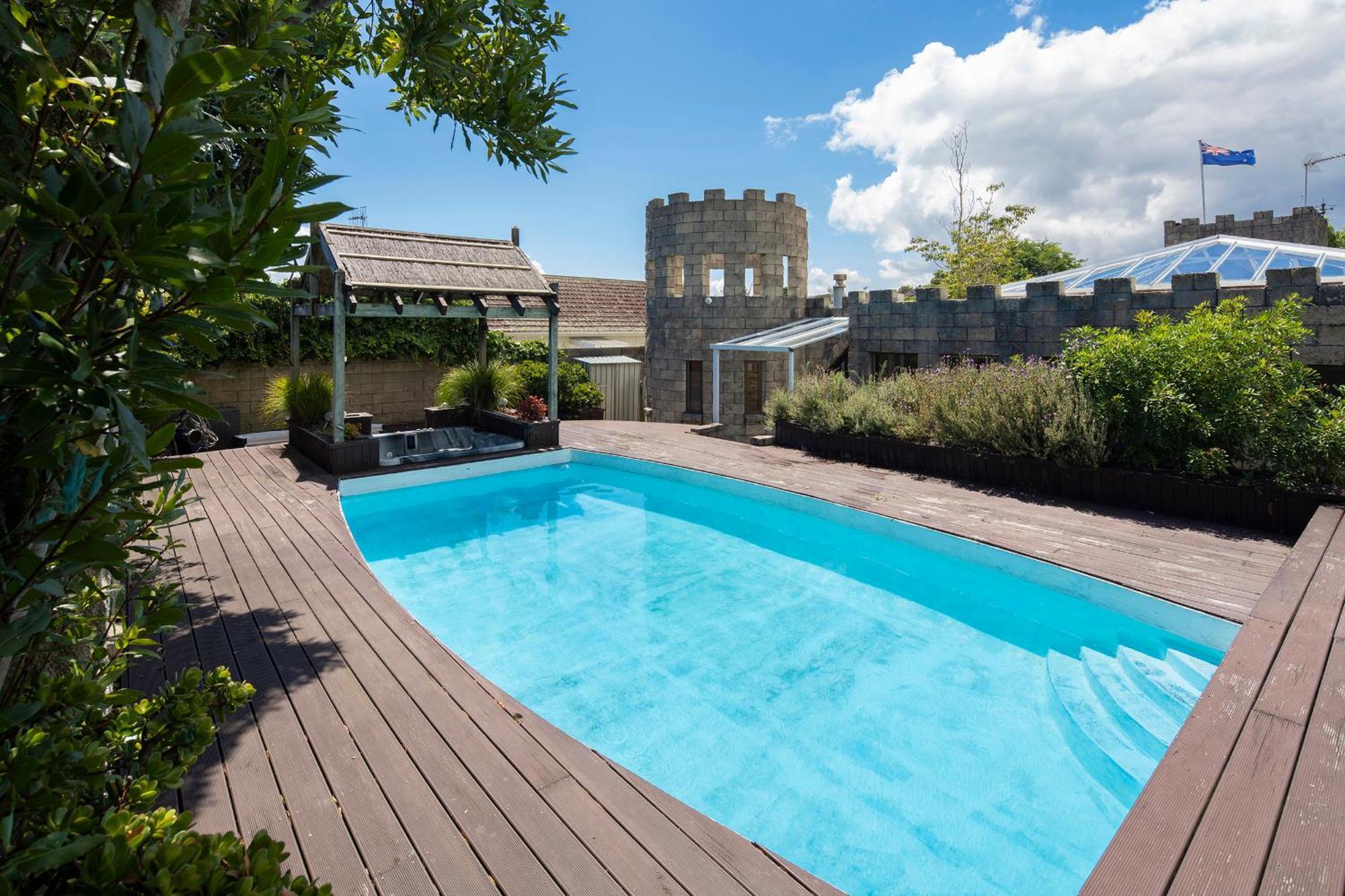 Unique Castle In Aucklandヴィラ エクステリア 写真